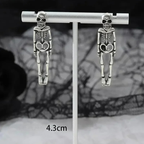 Aretes Colgantes de Esqueleto