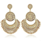 Pendientes Colgantes Estilo Bohemio Barroco en oro 
