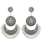 Pendientes Colgantes Estilo Bohemio Barroco en plata