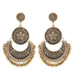Pendientes Colgantes Estilo Bohemio Barroco en oro rosa