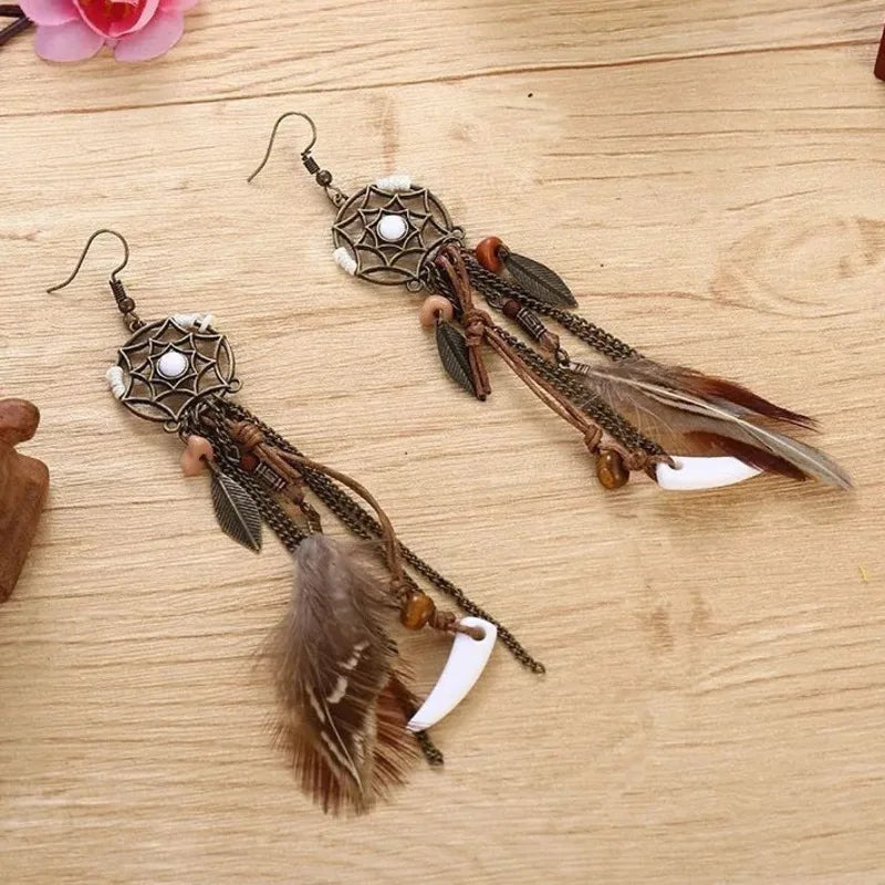 Pendientes Colgantes Estilo Tribal Étnico