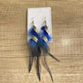 Aretes Colgantes Elegantes con Plumas 1