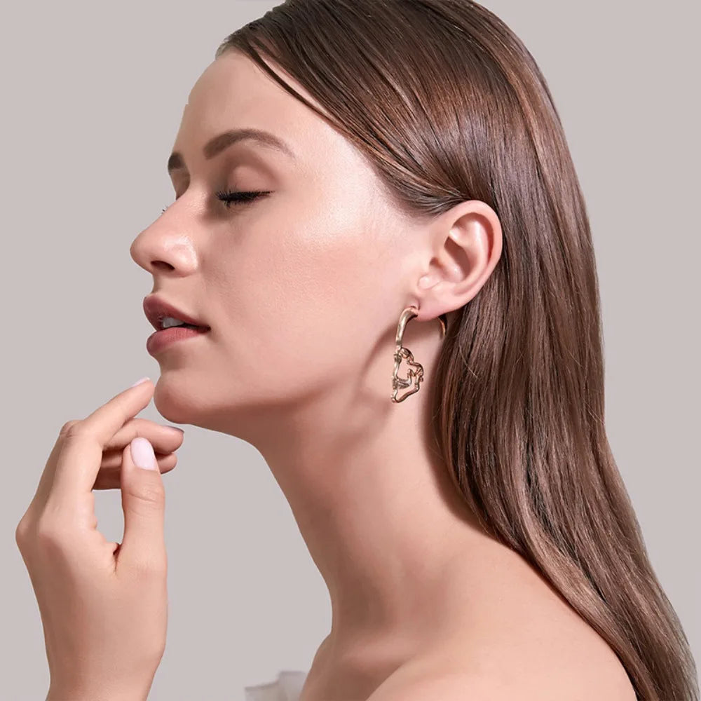 Aretes Colgantes de Calavera para Hombre o Mujer en plata