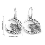 Aretes Colgantes Vikingos Fenrir