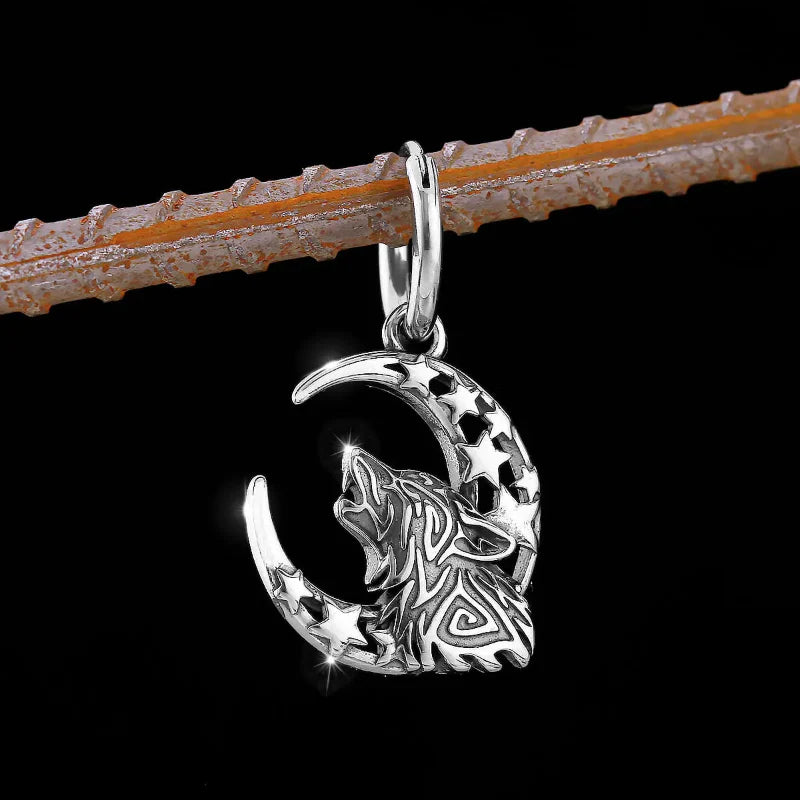 Aretes Colgantes Vikingos Fenrir