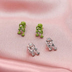 Aretes para Mujer Rana