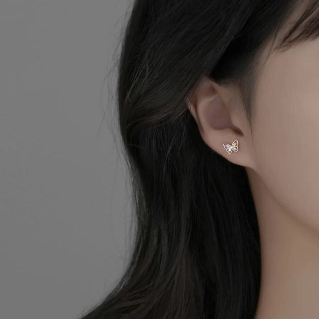 Aretes de Mariposa para Mujer