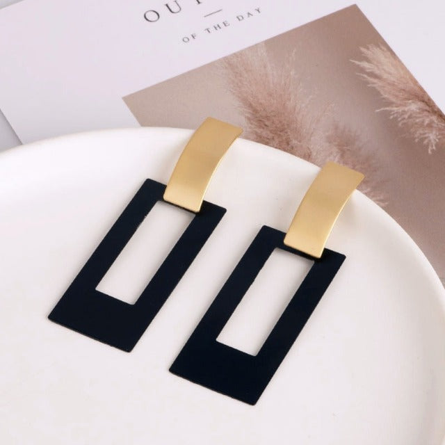 Pendientes Colgantes Rectangulares