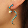 Aretes Serpiente para Mujer