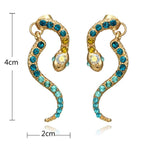 Aretes Serpiente para Mujer