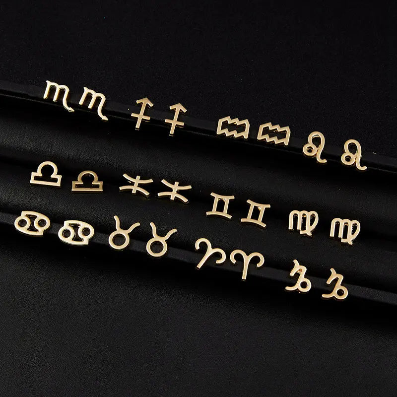 Aretes Signo del Zodiaco 12 Constelaciones