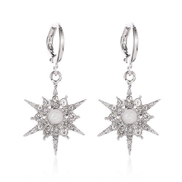 Aretes Sol de plata