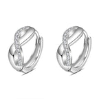 Aretes Símbolo Infinito para Mujer
