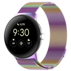 Pulsera de acero Milan magnético para Smartwatch Google Pixel Watch 1 y 2 arcoíris