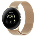 Pulsera de acero Milan magnético para Smartwatch Google Pixel Watch 1 y 2 champán