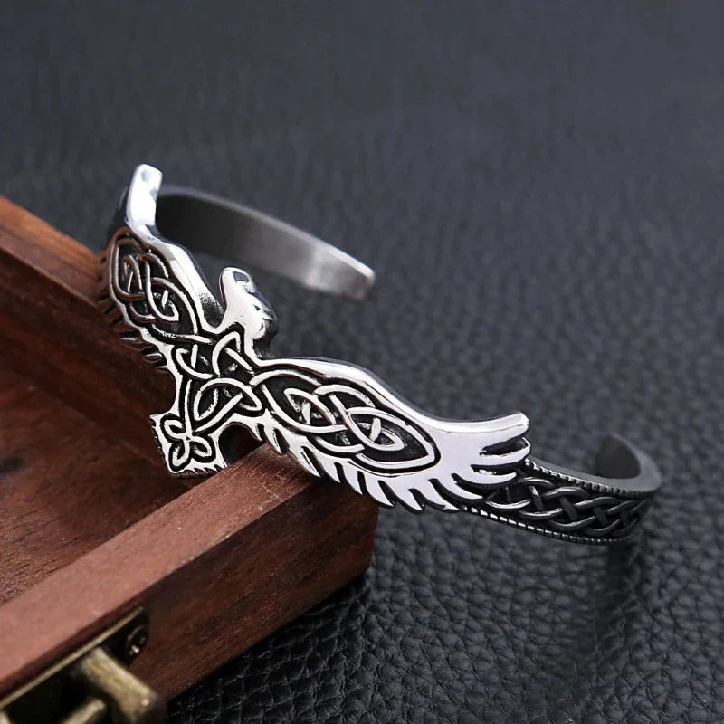 Pulsera Águila Gourmette Plata