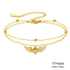 Brazalete ajustable alas de ángel