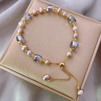 Pulsera Amatista en Perlas de Piedras Naturales Gourmet para Mujeres