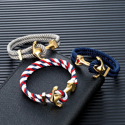 Pulsera de ancla para hombre