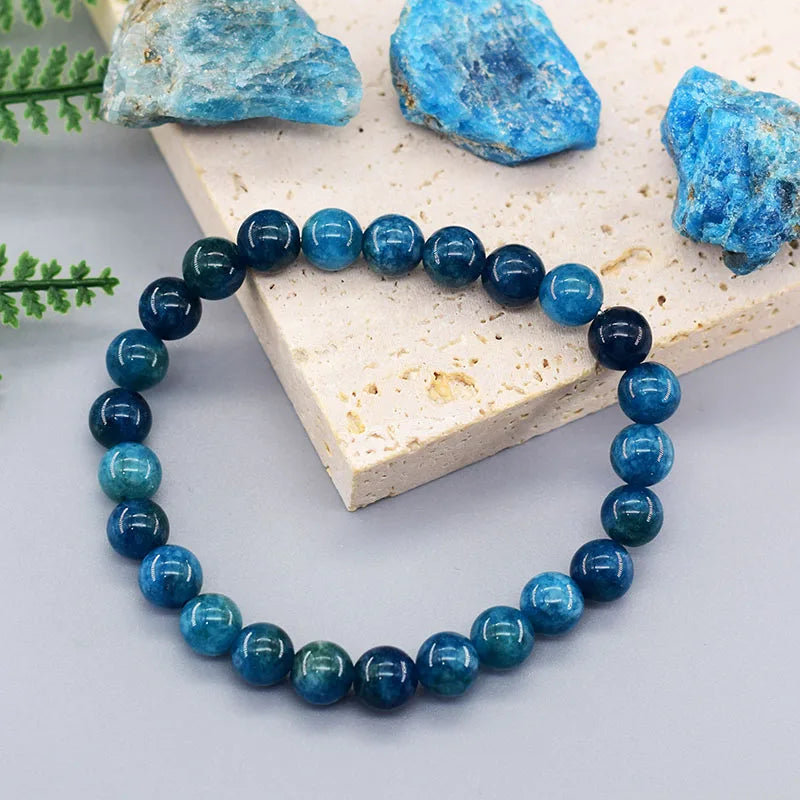 Pulsera Apatita Azul
