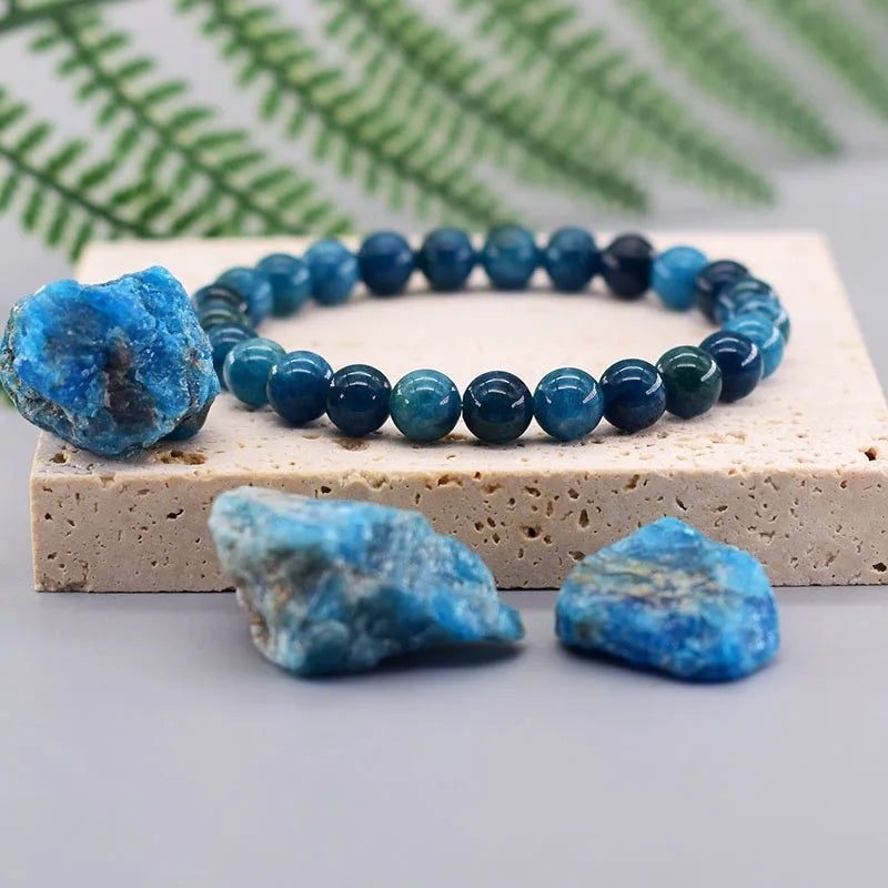 Pulsera Apatita Azul