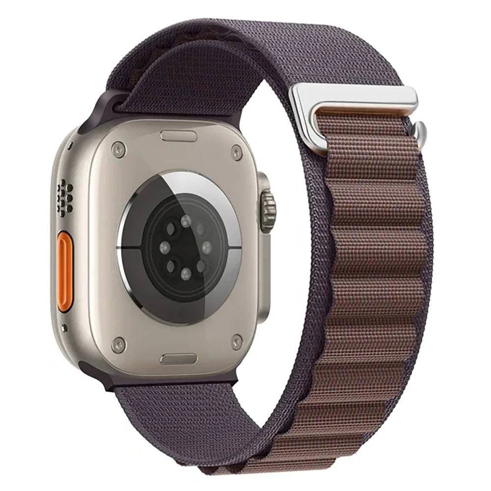 Pulsera Apple Watch con hebilla deportiva violeta