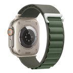 Pulsera Apple Watch con hebilla deportiva verde