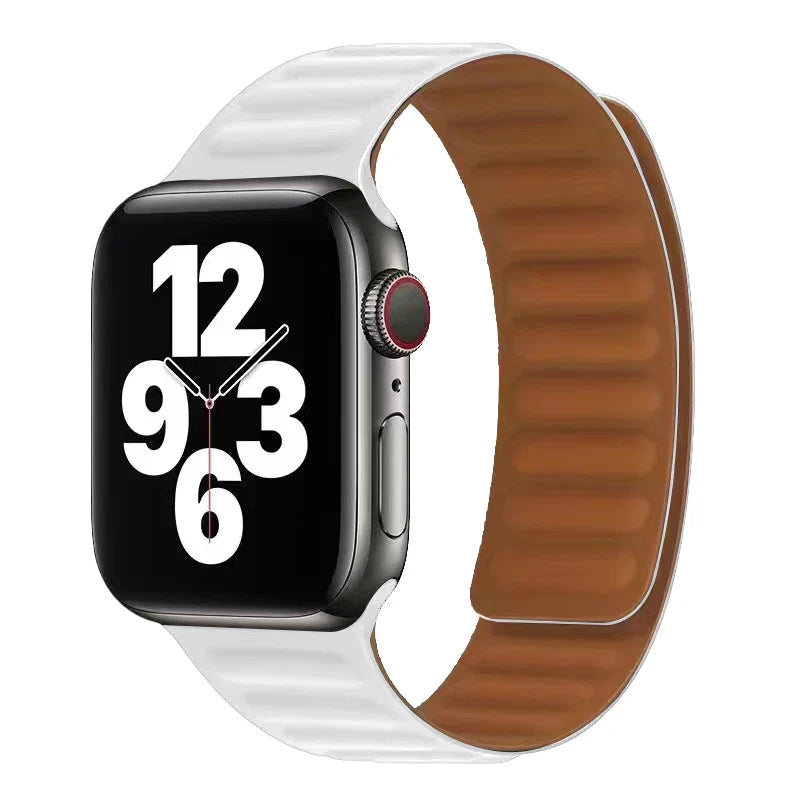 Pulsera Apple Watch con Cierre Magnético blanco