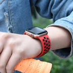 Correa deportiva para Apple Watch roja