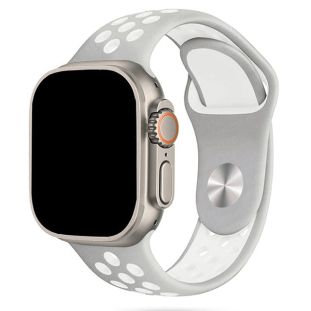 Correa deportiva para Apple Watch blanca