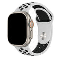Correa deportiva para Apple Watch blanca y negra