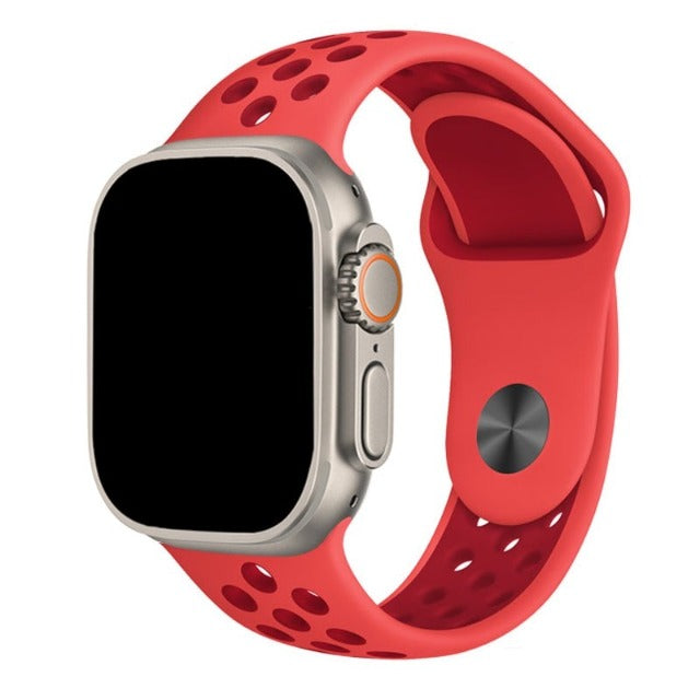 Correa deportiva para Apple Watch roja