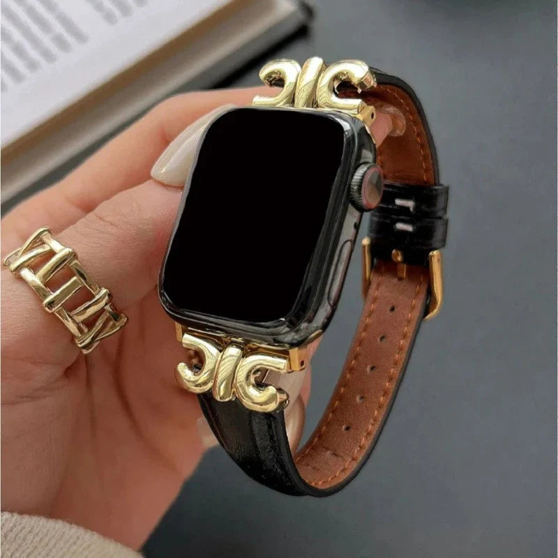 Correa de Cuero para Apple Watch para Mujer