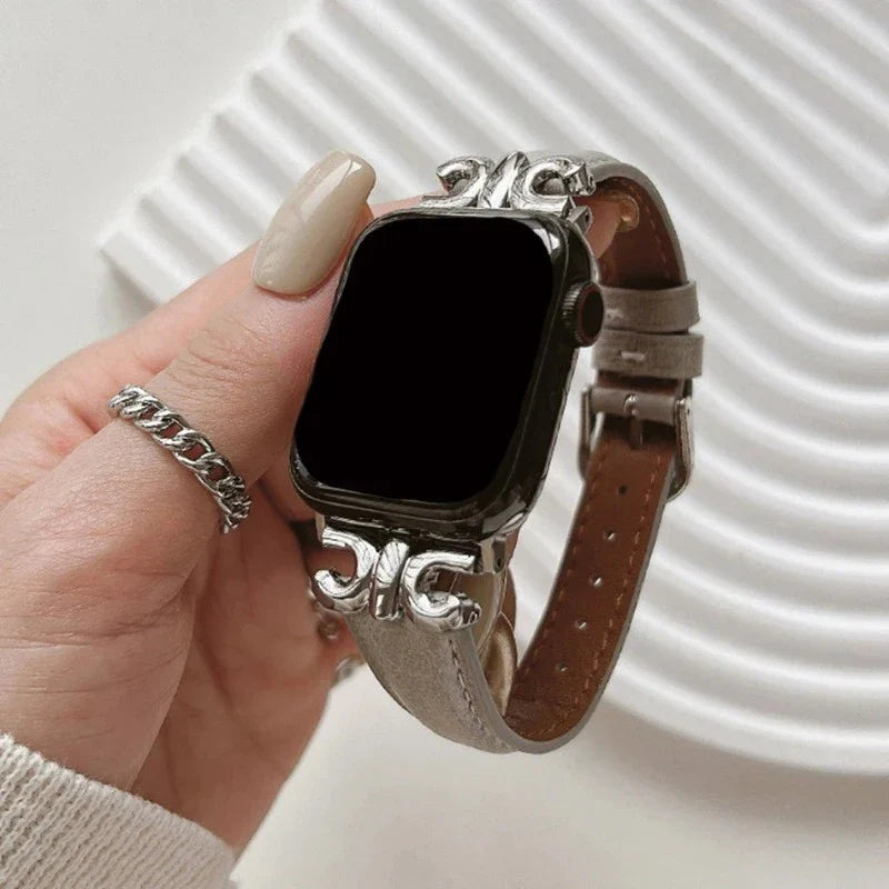 Correa de Cuero para Apple Watch para Mujer 