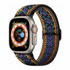 Correa Apple Watch en Nylon Tejido violeta