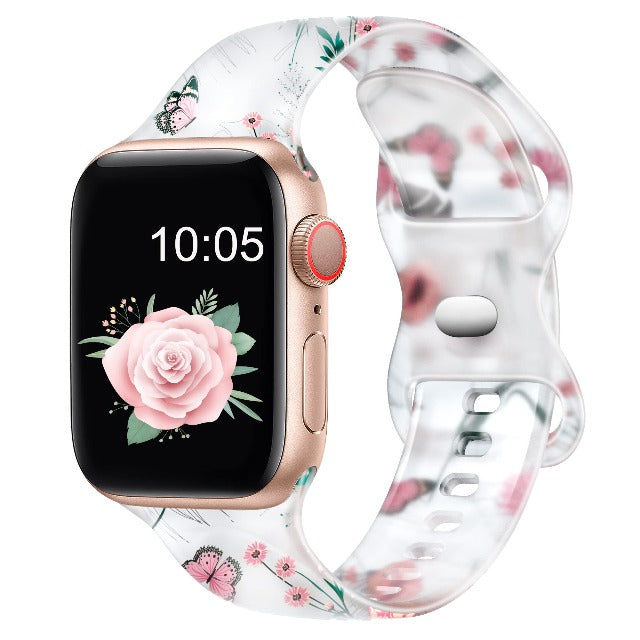 Pulsera para Apple Watch Mujer Estampado Floral