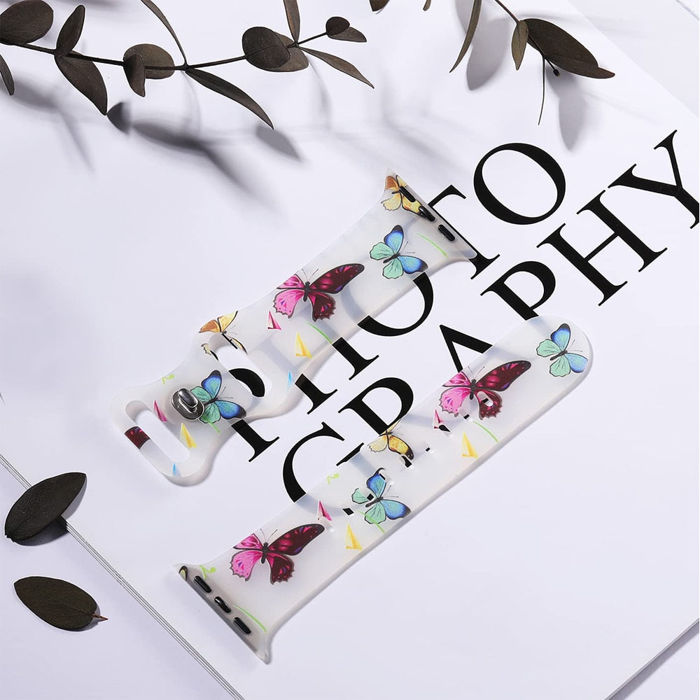 Pulsera para Apple Watch Mujer Estampado Floral