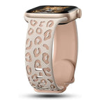 Pulsera Apple Watch Leopardo rosa claro