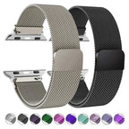 Pulsera Magnética para Apple Watch en Acero