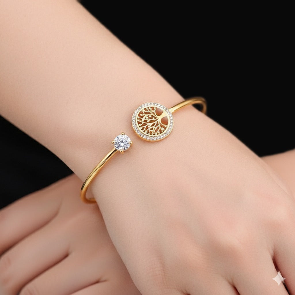 Pulsera Árbol de la Vida Oro - Plata - Cobre