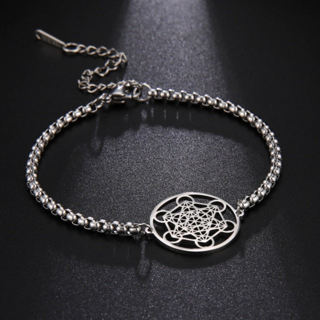 Pulsera Metatron Gourmette de plata