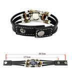 Pulsera Archange Metatron Gourmette en Cuero