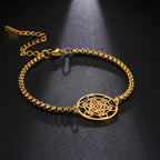 Pulsera Metatron Gourmette de oro
