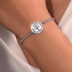 Brazalete con Árbol de la Vida en plata