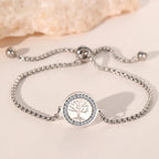 Brazalete con Árbol de la Vida en plata