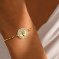Brazalete con Árbol de la Vida en oro