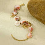 Pulsera Coquillage con Hermosas Perlas de Nácar