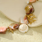 Pulsera Coquillage con Hermosas Perlas de Nácar