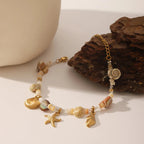 Pulsera con Conchas y Nácar