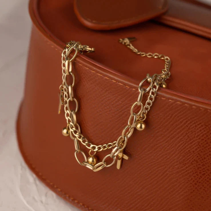 Pulsera con Cruz Cristiana